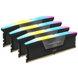 DDR5 5200MT/s 192GB(48GBx4) UDIMM 38-38-38-84 XMP 3.0 VENGEANCE RGB DDR5 Black 1.25V CMH192GX5M4B5200C38