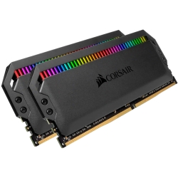 DOMINATOR PLATINUM RGB 32GB (16GBx2) DDR4 3200 (PC4-25600) C16 1.35V - Black CMT32GX4M2C3200C16