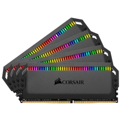 DDR4 3600MHz 128GB(32GBx4) UDIMM 18-22-22-42 DOMINATOR PLATINUM RGB Black RGB LED 1.35V CMT128GX4M4D3600C18