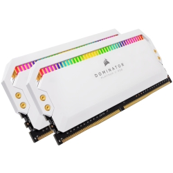 DDR4 3200MHz 16GB(8GBx2) DIMM Unbuffered 16-20-20-38 DOMINATOR PLATINUM RGB White 1.35V CMT16GX4M2E3200C16W