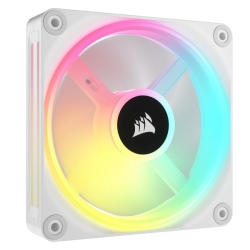 PCP[Xt@ iCUE LINK QX120 RGB WHITE 120mm Magnetic Dome RGB Fan Expansion Kit CO-9051005-WW