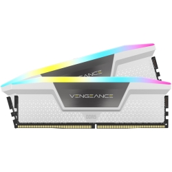 DDR5 5600MT/s 64GB(32GBx2) UDIMM 40-40-40-77 XMP 3.0 VENGEANCE RGB DDR5 White 1.25V CMH64GX5M2B5600C40W