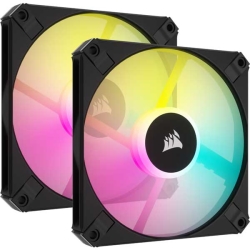PCP[Xt@ iCUE AF120 RGB SLIM Dual Pack with Lighting Node CORE CO-9050163-WW