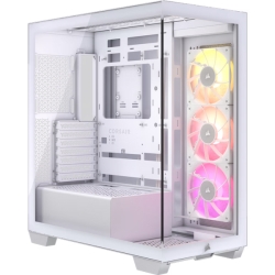 ~h^[^PCP[X iCUE LINK 3500X RGB Tempered Glass Mid-Tower -White- CC-9011281-WW