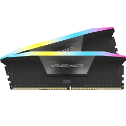 コルセア VENGEANCE RGB DDR5 UDIMM 7200MT/s 96GB (48GBx2) CL40-54-54-116 1.40V Intel XMP - BLACK CMH96GX5M2B7200C40