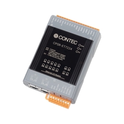 Ethernet �����[�gI/O (Daisy-Chain) �A�i���O�o�� 12bit 4ch / 5ch DI / 5ch DO