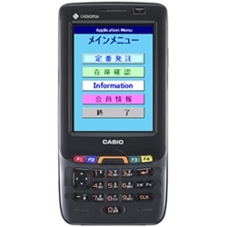 カシオ計算機 業務用PDA CASSIOPEIA：スキャナ2D、Bluetooth、11abg、WAN（ソフトバンク）、カメラ DT-5300L52SGC  - NTT-X Store