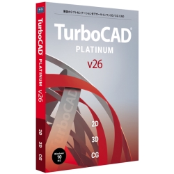 TurboCAD v26 PLATINUM 日本語版 CITS-TC26-001