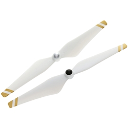 9450 Self-tightening Rotor (composite hub white with gold stripes) P3PRGOL