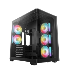 CG590U 5F/�p�m���}�f�U�C�� �~�h���^���[�P�[�X/�Ȗʋ����K���X�p�l��/ARGB�t�@��5��W������/�w�ʃR�l�N�^MB�Ή�/360mm���W�G�[�^�[�Ή�