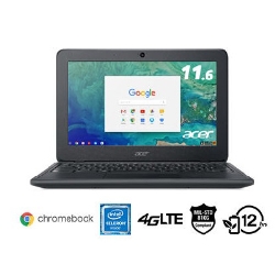 (Chromebook/Chrome OS/Celeron N3350/4GB/16GB eMMC/11.6^/oC/docomo LTEΉ/LAN/ubN/1Nۏ) C732L-H14M