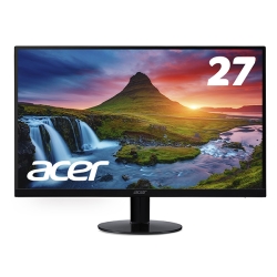 Acer 27型/1920×1080/HDMI D-Sub /ブラック/スピーカー：あり 