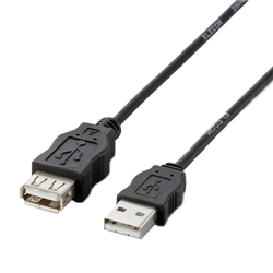 EU RoHSwߏUSBP[u 1.0m(ubN) USB-ECOEA10