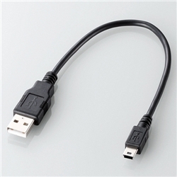 USB2.0P[u/Q[p/A-miniB^Cv/0.25m/ubN U2C-GMM025BK