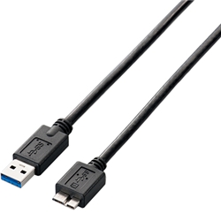 USB3.0P[u(A-microB)/1.0m/ubN USB3-AMB10BK