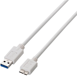 USB3.0P[u(A-microB)/1.0m/zCg USB3-AMB10WH