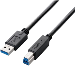 EU RoHSwߏ USB3.0P[u(A-B)/2.0m/ubN USB3-AB20BK/RS