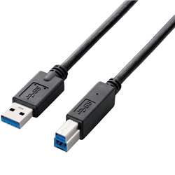 EU RoHSwߏ USB3.0P[u(A-B)/1.0m/ubN USB3-AB10BK/RS