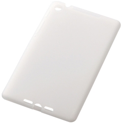 Google Nexus 7 (2013)用シリコンケース/液晶保護フィルム付/クリア TB-ASNXASCCR