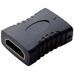 HDMI中継アダプタ/ストレート/Aメス-Aメス/ブラック AD-HDAAS01BK