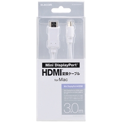 Mini DisplayPort-HDMIϊP[u/3.0m/zCg AD-MDPHDMI30WH