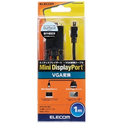 Mini DisplayPort-VGAϊP[u/1.0m/ubN AD-MDPVGA10BK