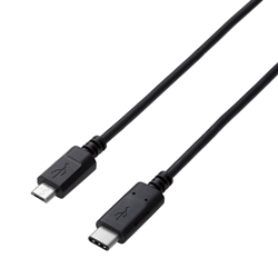 USB2.0P[u/C-microB^Cv/Fؕi/3Ao/0.5m/ubN U2C-CMB05NBK