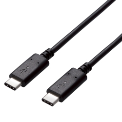 USB2.0P[u/C-C^Cv/Fؕi/USB Power DeliveryΉ/5Ao/1.0m/ubN U2C-CC5P10NBK
