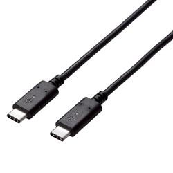 USB3.1P[u/Gen2/C-C^Cv/Fؕi/USB Power DeliveryΉ/5Ao/0.5m/ubN USB3-CC5P05NBK