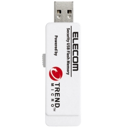 エレコム 管理ソフト対応セキュリティ機能付USBメモリー(トレンドマイクロ)/64GB/3年ライセンス/USB3.0 MF-PUVT364GM3