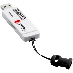 エレコム 管理ソフト対応セキュリティ機能付USBメモリー(トレンドマイクロ)/64GB/3年ライセンス/USB3.0 MF-PUVT364GM3