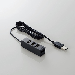 USB HUB2.0/@\`/Ztp[/4|[g/100cm/ubN U2H-TZ427SBK