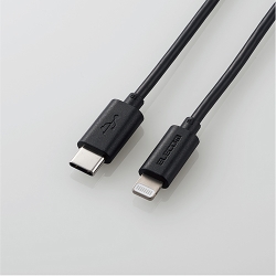 USB-C to LightningP[u/X^_[h/1.0m/ubN MPA-CL10BK