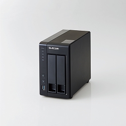 NASLbeBO/ݒ/obNAbvݒ/USB-HDDt/ELD-REN040UBK/LinuxNAS/2Bay/8TB/NetStor5V[Y KTB-5A8T2BL