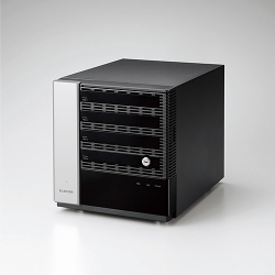 NASLbeBO/ݒ/obNAbvݒ/USB-HDDt/ELD-REN080UBK/Windows Storage Server 2016 StandardNAS/4Bay/Cube^/24TB/QuadCore̗p/RAID5/0/1 KTB-75S24T4DS6