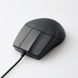 3D CAD向け3ボタンマウス/有線/ブラック M-CAD01UBBK