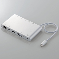 エレコム Type-Cドッキングステーション/USB PD対応/充電用Type-C×1 