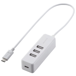 USB Type C nu/USB2.0/USB-AX3|[g/USB Power DeliveryΉType-C1|[g/P[u30cm/zCg U2HC-T431PWH