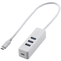 USB Type C nu/USB3.1(Gen1)/USB-AX3|[g/USB Power DeliveryΉType-C1|[g/P[u30cm/zCg U3HC-T431P5WH