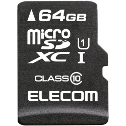 microSDXCJ[h/f[^T[rXt/Class10/64GB