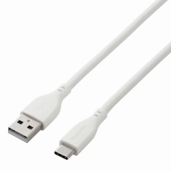 USB-A to USB Type-CP[u/Ȃ߂炩/1.0m/zCg MPA-ACSS10WH