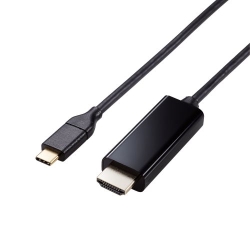 ϊP[u/USB Type-C - HDMI/~[OΉ/60Hz/1.0m/ubN MPA-CHDMI10BK