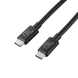 USB4P[u/C-C^Cv/Fؕi/USB Power DeliveryΉ/240W/1.0m/ubN USB4-CCPE10NBK