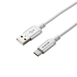 USB-A to USB Type-Cケーブル/LEDライト付き/タッチセンサー/1.2m/ホワイト MPA-ACT12WH