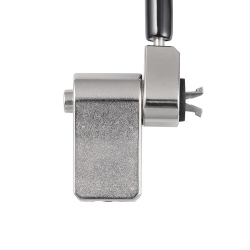 エレコム セキュリティワイヤー/マルチスロット対応(3×7mm・2.5×6mm・3.2×4.5mm)/シリンダー錠/プッシュロック方式/統一キー仕様 ESL-704ES