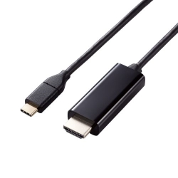 fϊP[u/USB Type-C - HDMI/~[OΉ/60Hz/3.0m/ubN MPA-CHDMI30BK
