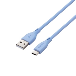 USB-A to USB Type-CP[u/Ȃ߂炩/1.0m/[jXu[ MPA-ACSS10BU