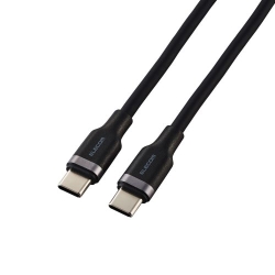 USB Type-C to USB Type-CP[u/USB Power DeliveryΉ/100WΉ/Ȃ߂炩/1.0m/ubN