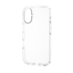 iPhone 17/TOUGH SLIM LITE/タフソフト/クリスタルクリア/メタルステッカー付/クリア