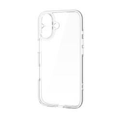 iPhone 17/ハイブリッドケース/極限/ガラス/メタルステッカー付/クリア